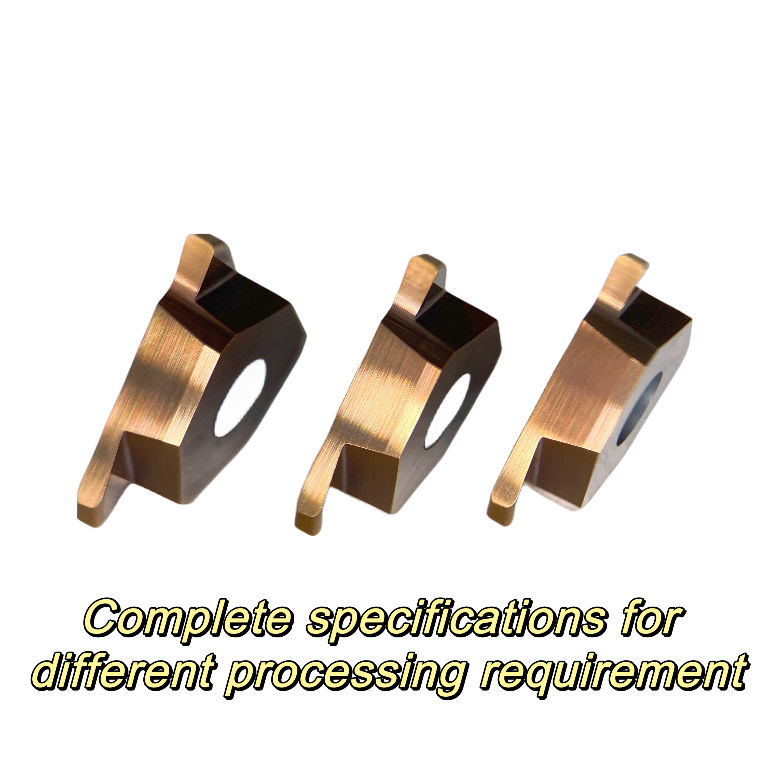 GBA43R Triangle Carbide Turning Insert High Accurate CNC Lathe Threading Tool OEM for Metal Machining
