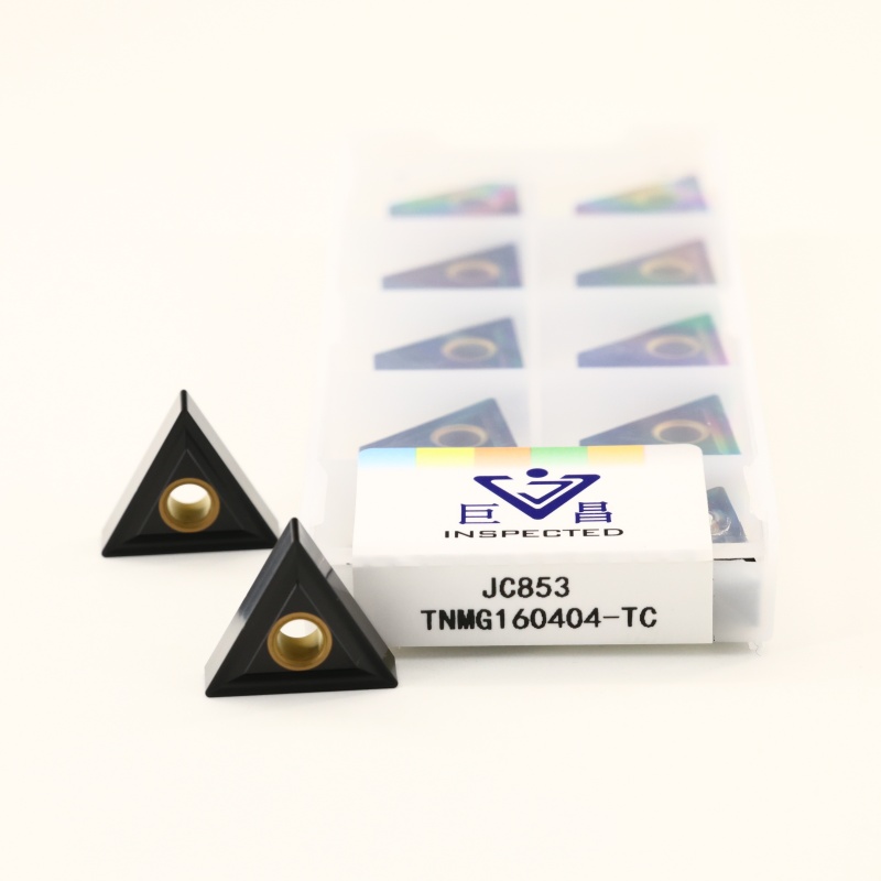 Jvchang High Quality TNMG Triangle Carbide Tungsten Inserts Tialn Coated External Turning Tools OEM Customizable CNC Lathe
