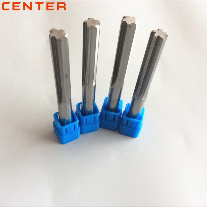 H7 Tungsten Carbide Cutting Tools Carbide Reamers With Straight Flute