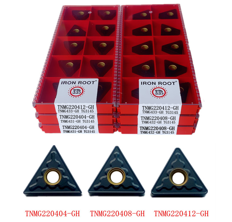 TNMG220404/08/12 CNC Metal Lathe Cutting Tool Triangle-Shaped Carbide Insert for Cast Iron with CVD Coating OEM Customizable