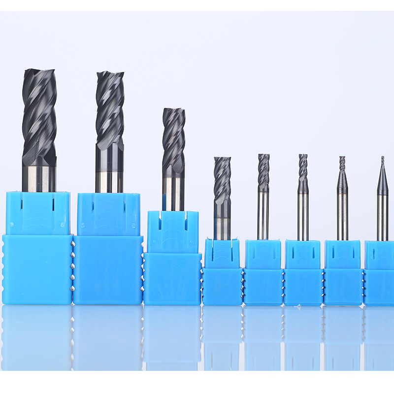 WEIX Tungsten Solid Carbide HRC50 HRC55 HRC65 Flat Square End Mill Milling Cutter Corner Radius End Mill Drill Bit