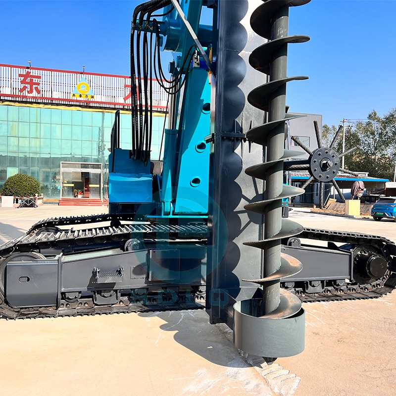 SDLQ LQR150C Continuous Spiral Piling Machine CFA Drilling Rig Hole Depth 18m Dim 200mm To 1000mm Concrete Auger Drilling Rig