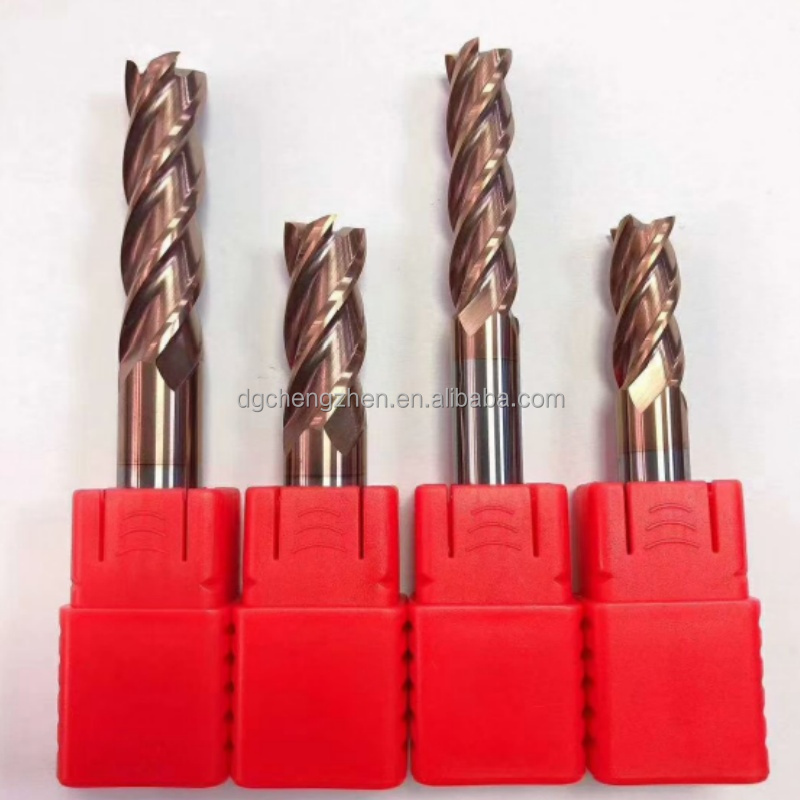 HRC55 Solid Carbide General Purpose End Mill 4*50 CNC Router Milling Cutter with 6mm Shank Diameter OEM Worry-Free Metal Cutting