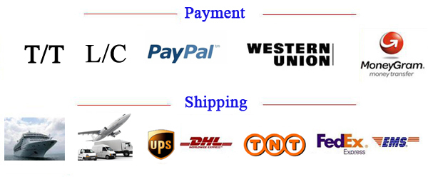Shipping options map