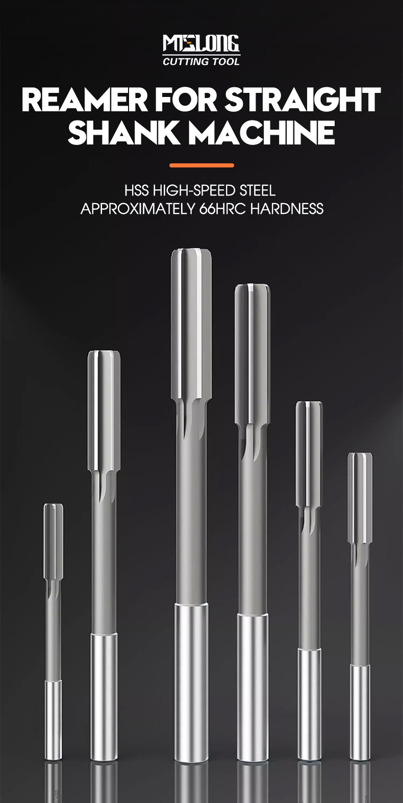 HSS Straight Flute Reamer 1
