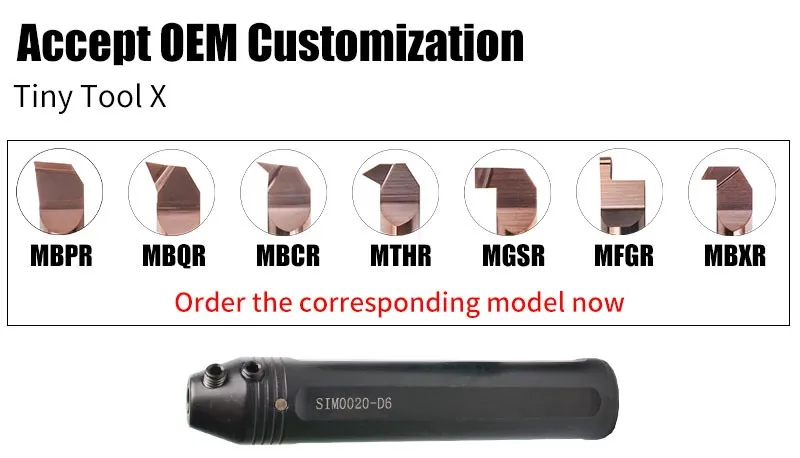 Tungsten Carbide Internal Boring Tool Mbcr Micro Tool Bore for CNC Machines