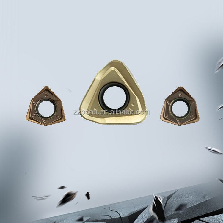 CNC Indexable Milling Inserts WNMU070620ZER-PM BP9202S with High Performance for High Temperature Steel and Stainless Steel
