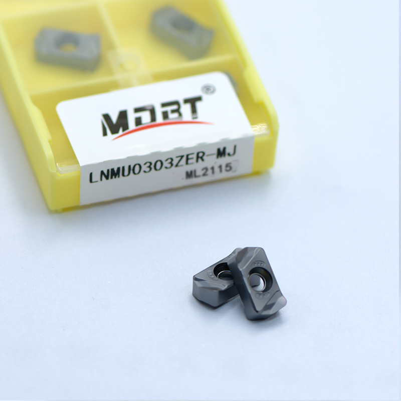 LNMU0303ZER-MJ LNMU Insert Indexable Milling Insert Carbide APKT Blades MJ Grade CNC Mill Cutter Tool Indexable Milling Insert