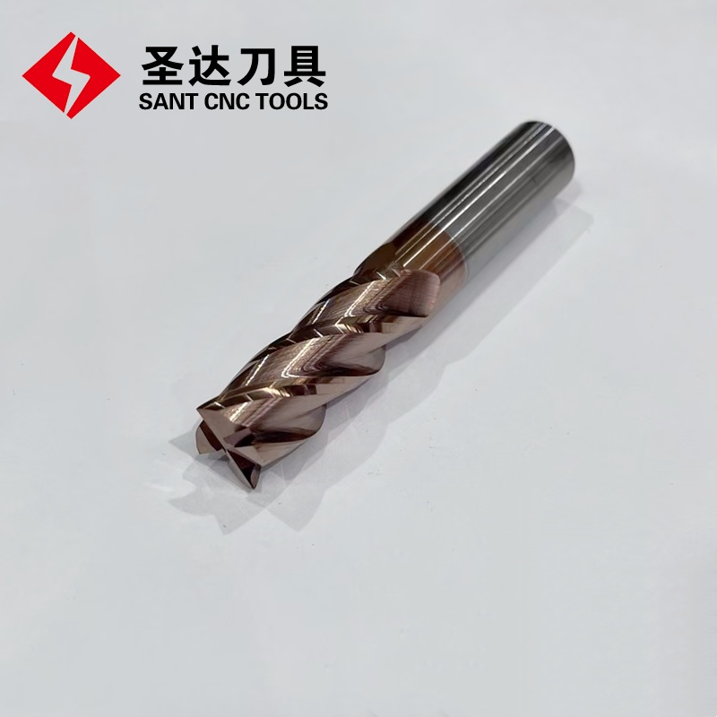 Four-flute solid carbide end mill showcase