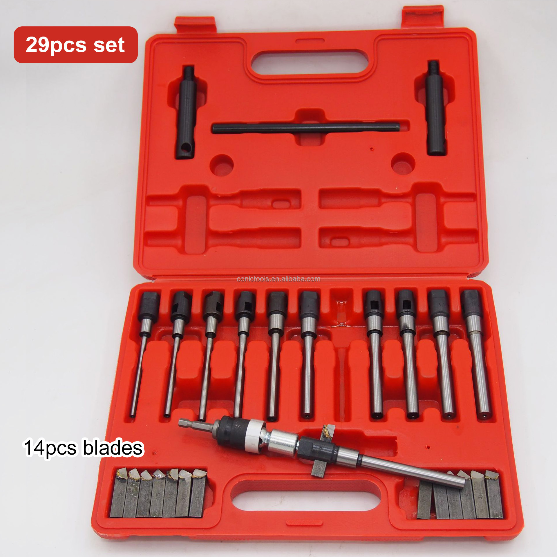 Factory Multi-Specification Valve Reamer Industrial Grade Single-Sided Valve Seat Grinding Tool Boring Cutter Manual Reamer