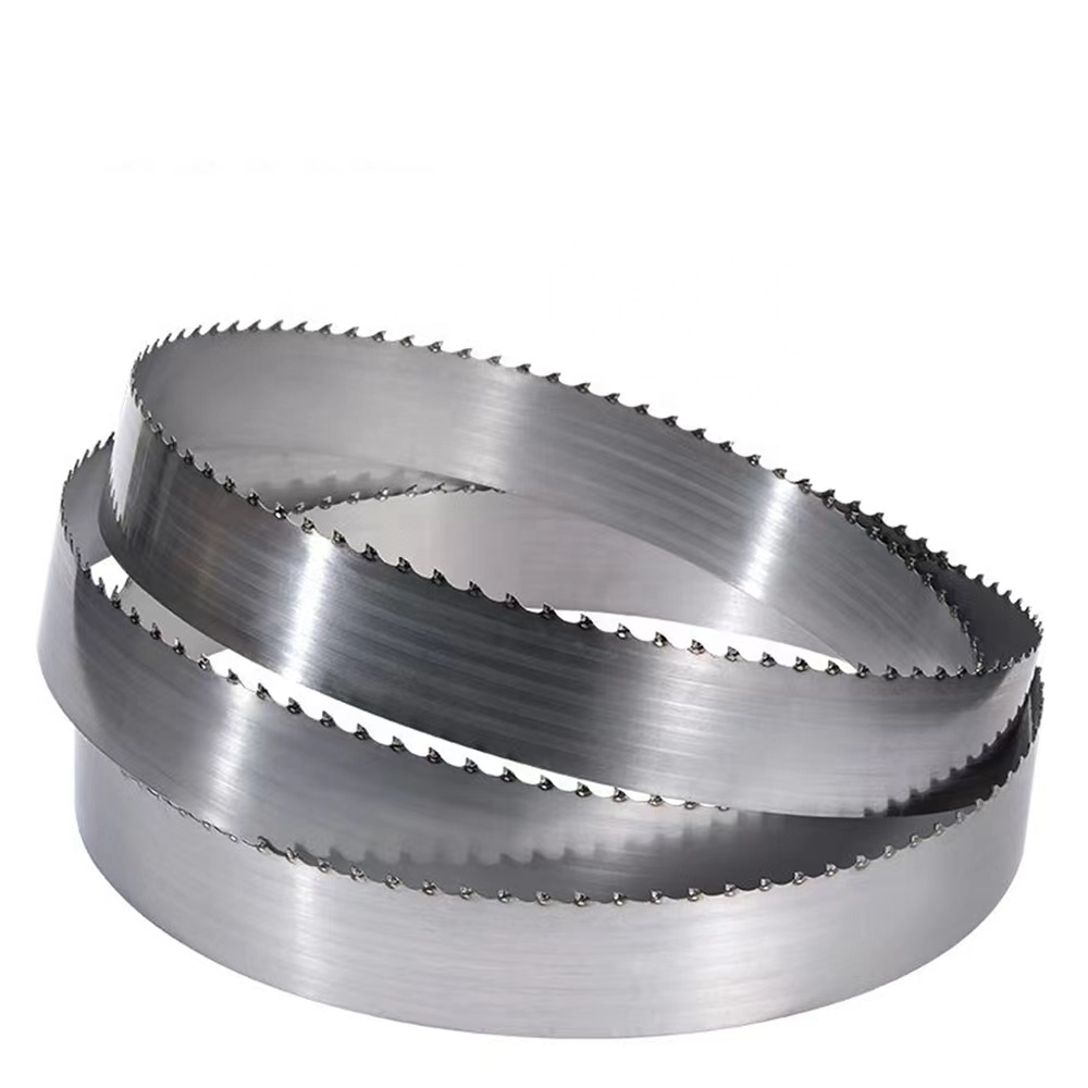 Coiled bandsaw blade