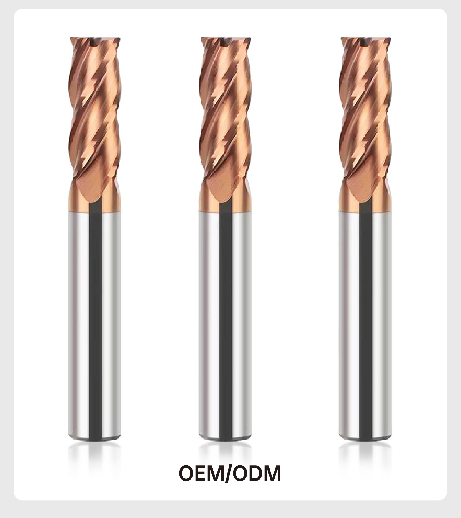 4 Flutes Carbide End Mill Inch Sizes Manufacture Solid Tungsten Carbide Drill Fresa 4F End Mills CNC Machine Tools