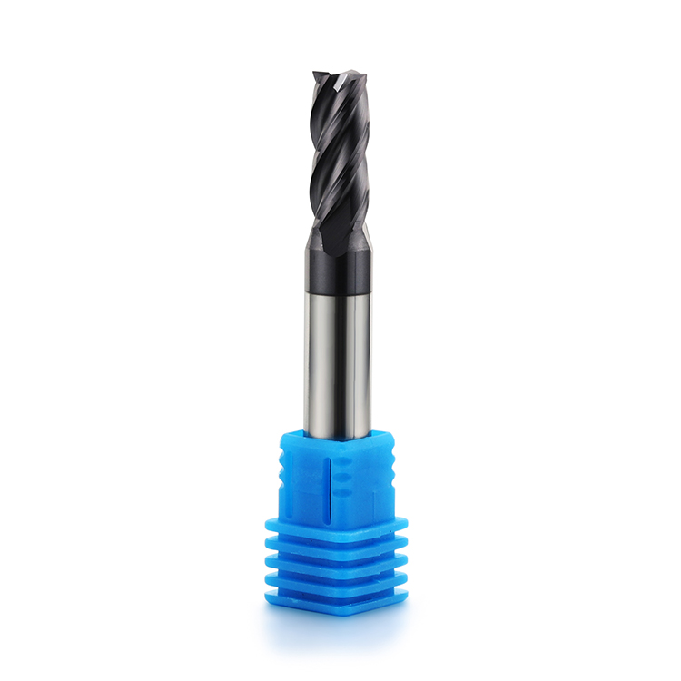 China Manufacturer High Quality Oem Custom Solid Carbide Square Ball Nose End Mill CNC Milling Cutter for Metal