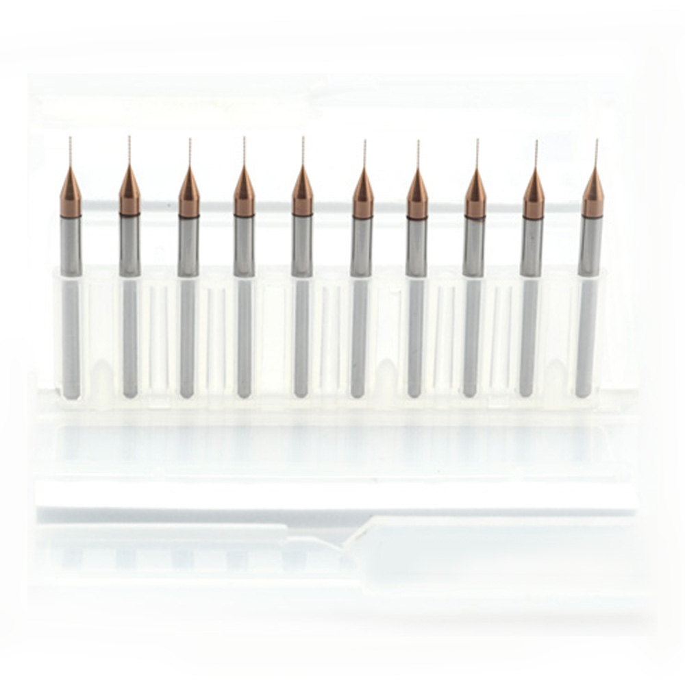 Longjing Micro Drill DC166 Coated 0.1-0.19 Tungsten Steel Drill Bit CMD Hard Alloy Processing Copper Aluminum Plastic