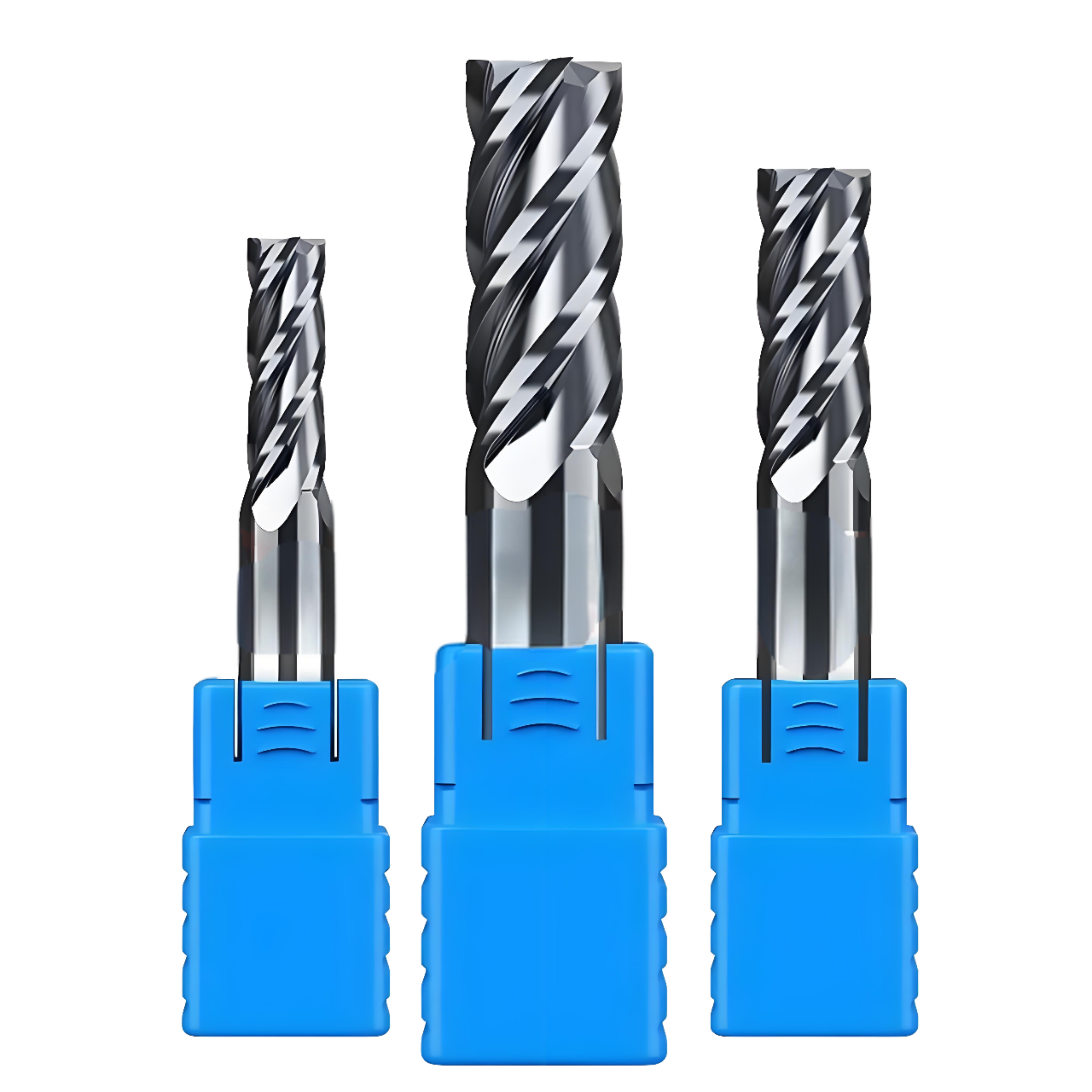 4 Flutes AlTin Coated Carbide End Mill 45/55/65HRC CNC Milling Cutter ODM OEM Wholesale From Hunan