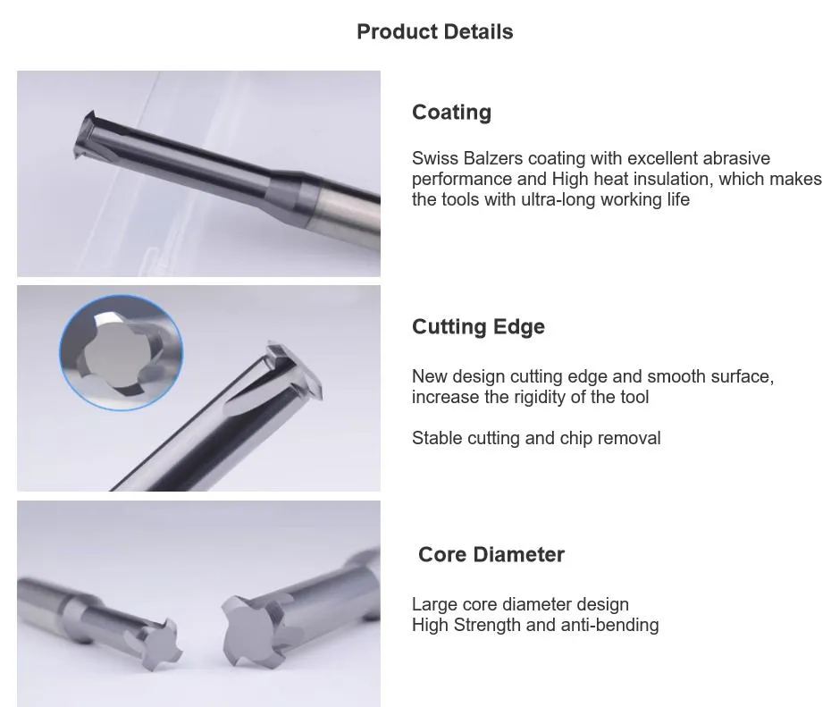 CNC 55/60 ISO Solid Carbide Pith 0.2 - 5.0 Thread Milling Cutter