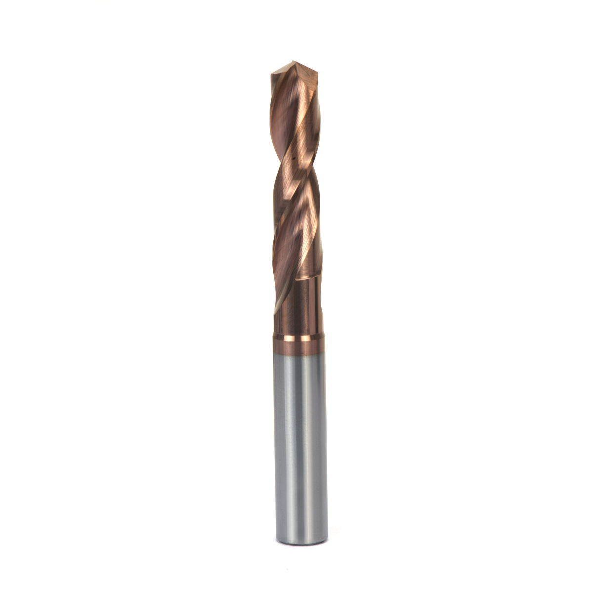 High Hardness Coated Carbide Drill Bits Straight Shank 45HRC 12x75mm Anti-Wear Hardware Tools for Hardened Metal Machining