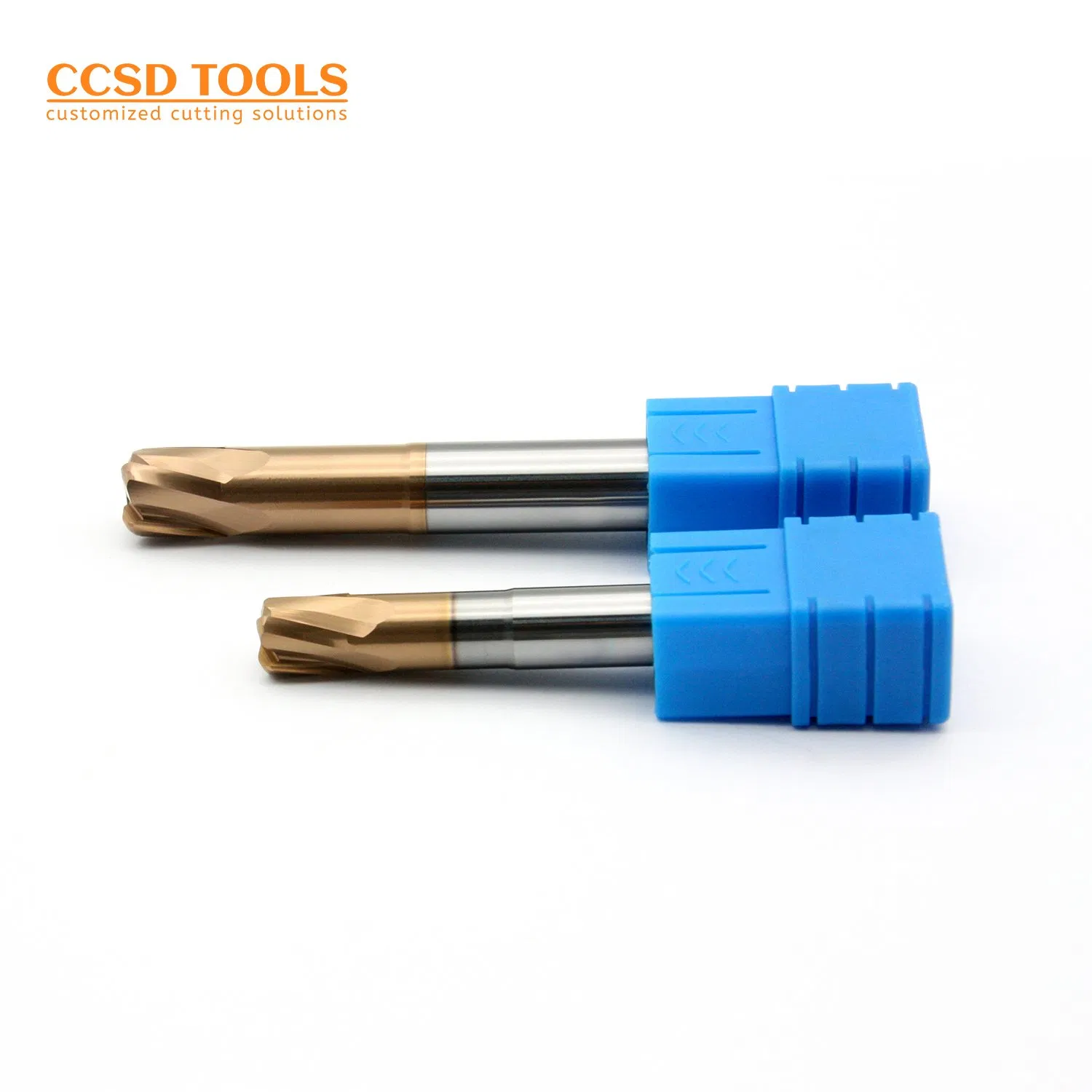 4 Flutes Tungsten Carbide End CNC Machining Aluminum Alloy Corner Radius Square Taper Roughing Thread Cylindrical Milling Tool Cutter