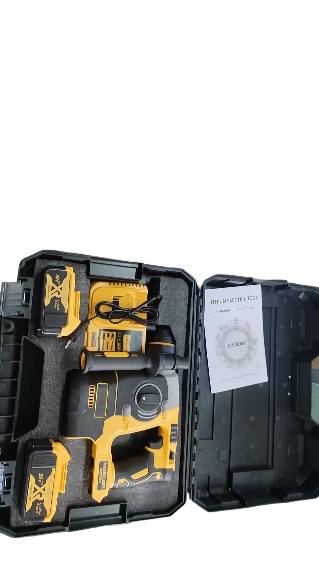 Wholesale 20V Cordless Electric Rotary Breaker Hammer Impact Drill Industrial Construction Tools for Concrete DIY Brushless