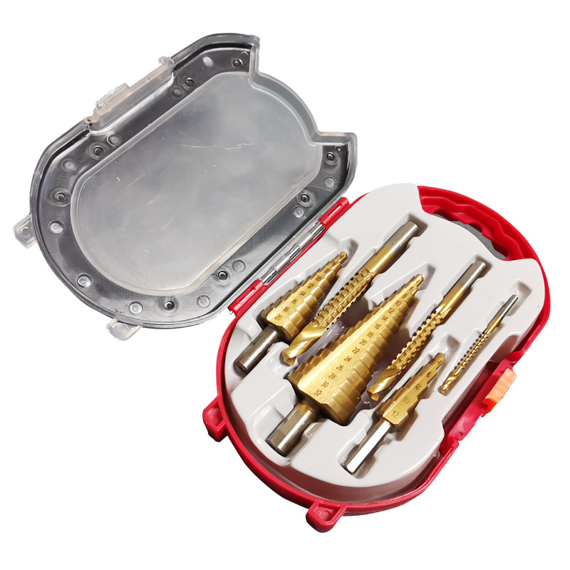 High Hardness Multifunctional Drill Bit Set Lightweight and Convenient Preferred Materials for Step and Pagoda Drilling