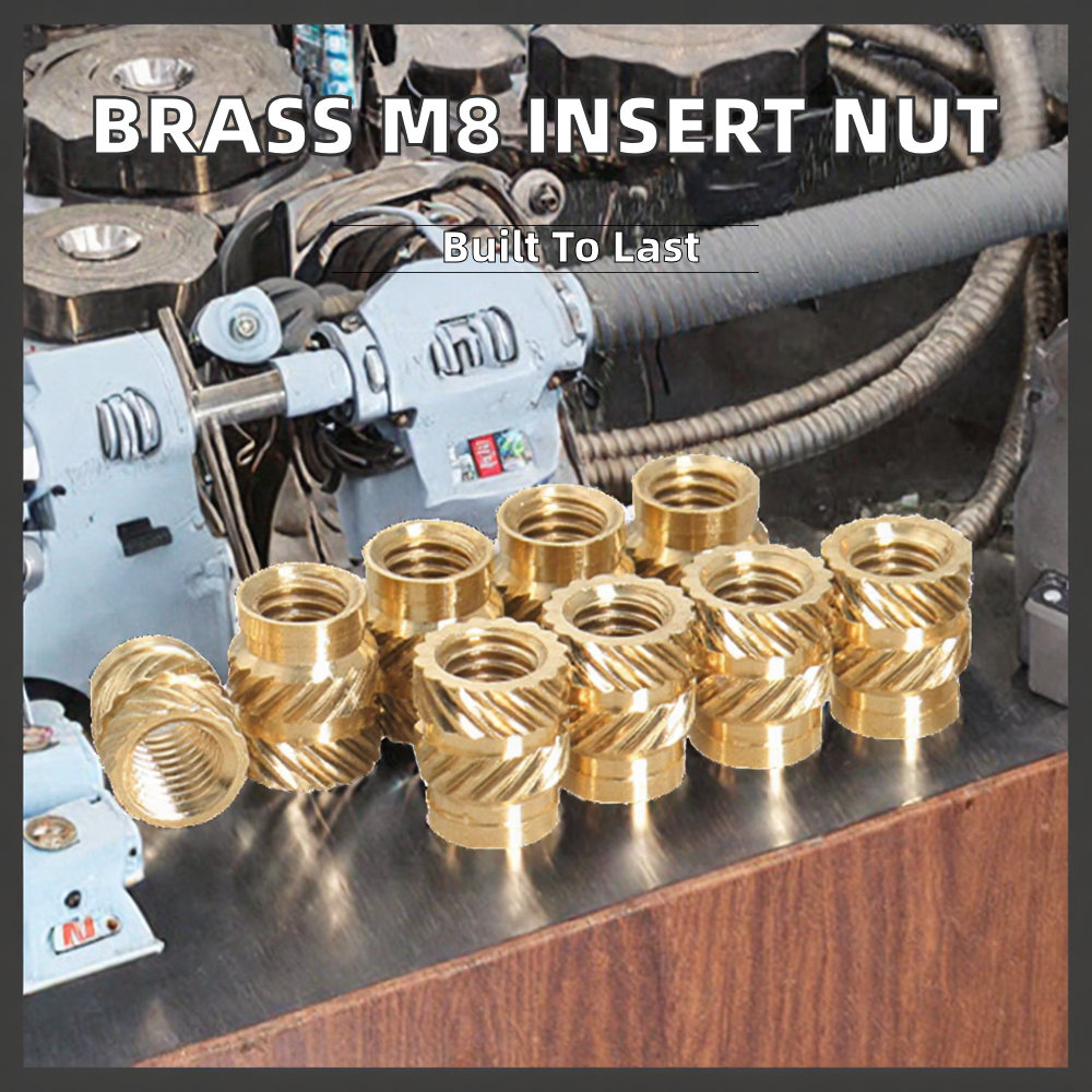 Hot Melt Inserts Thread Inset Nuts OEM And ODM Stainless Steel Nut Heating Molding M3 Flange Quick Insert Plastic