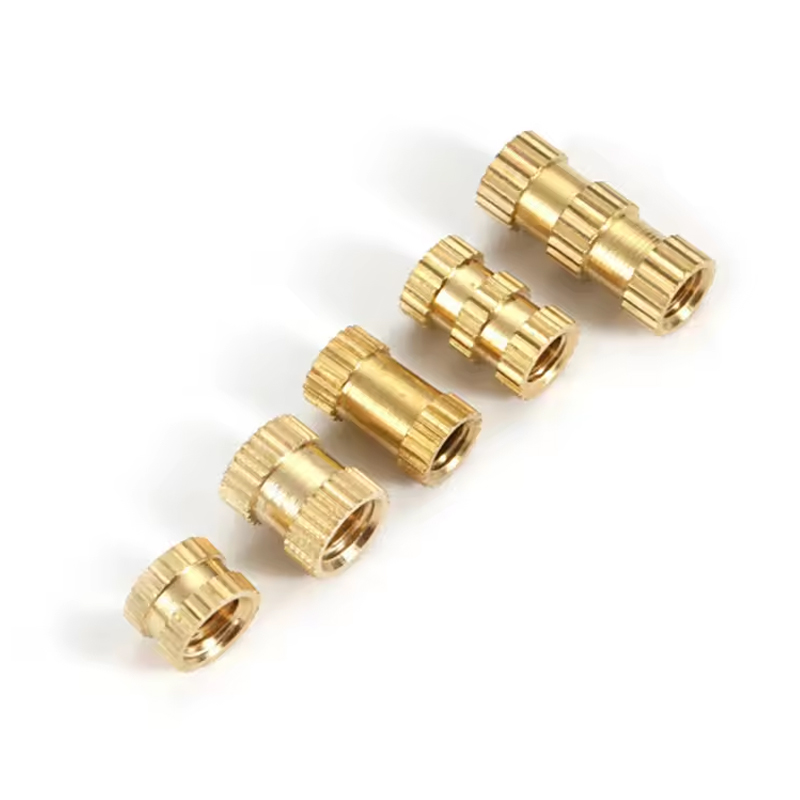 Sinhoo Manufacturer M1 To M8 Knurled Nuts Brass Plastic Injection Ultrasonic/ Heat Staking Inserts