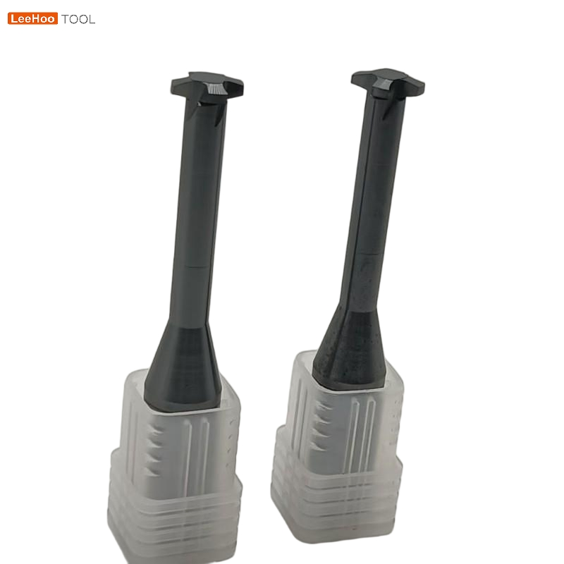 Solid Carbide 4 Flute Single Teeth Thread End Mills Cutter Thread Milling Cutter with Tialn Coating