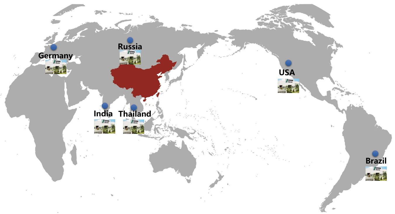 Global Service Network Map
