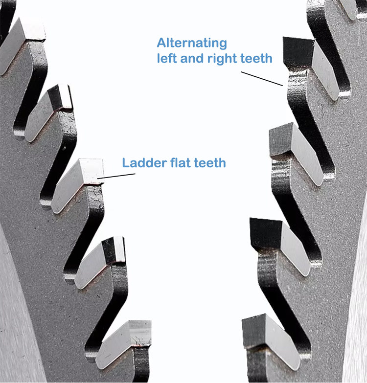 Carbide teeth details