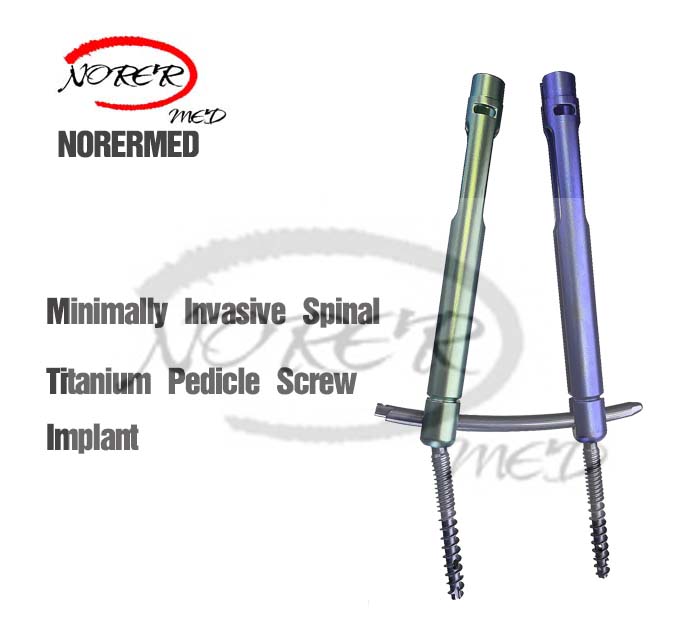Veterinary Orthopedic Minimally Invasive Spinal Titanium Pedicle Screw