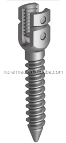 Veterinary Orthopedic Titanium Monoaxial Pedicle Screw for Spinal Fixation