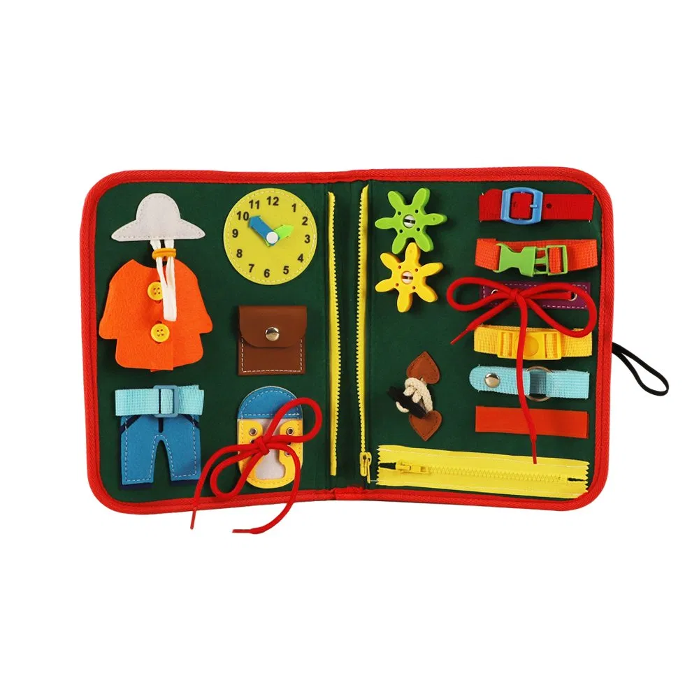 Montessori Educational Toys Kids Cloth Book Felt Busy Book Busy Board