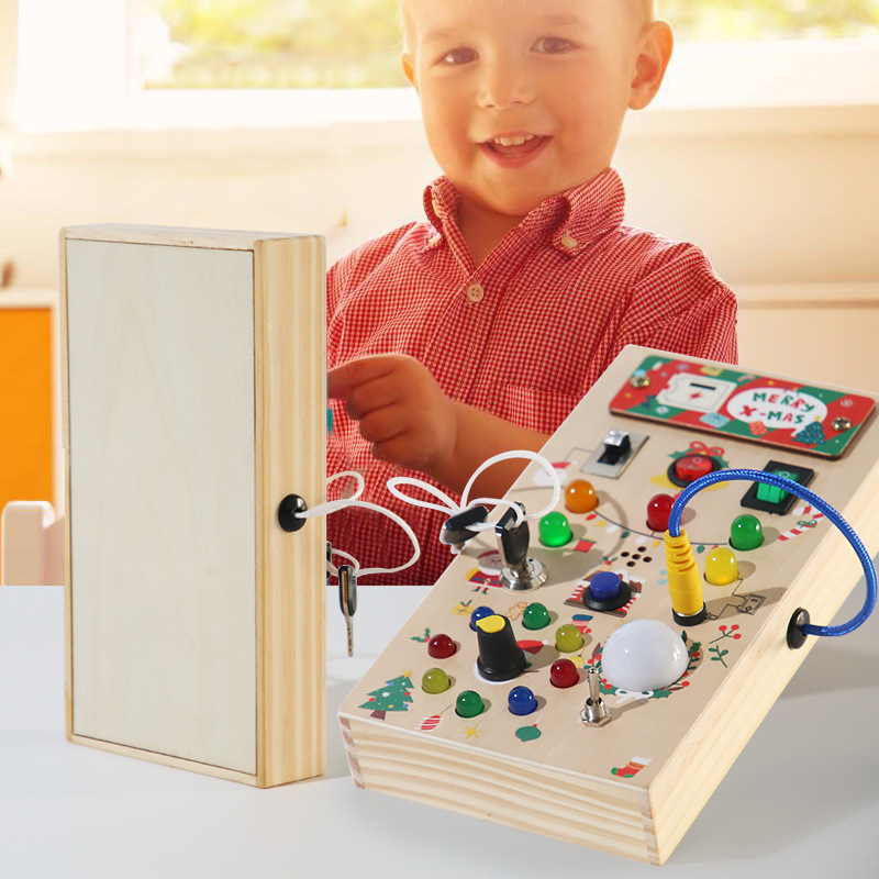 2024 Learning Resources Educational Game Busy Board Montessori Toy of Autism Sensory Toys