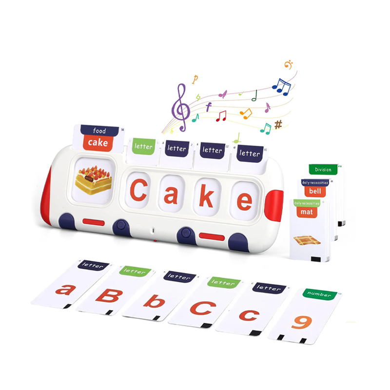 Word Card Machine Children Educational Montessori Language Learning Toys