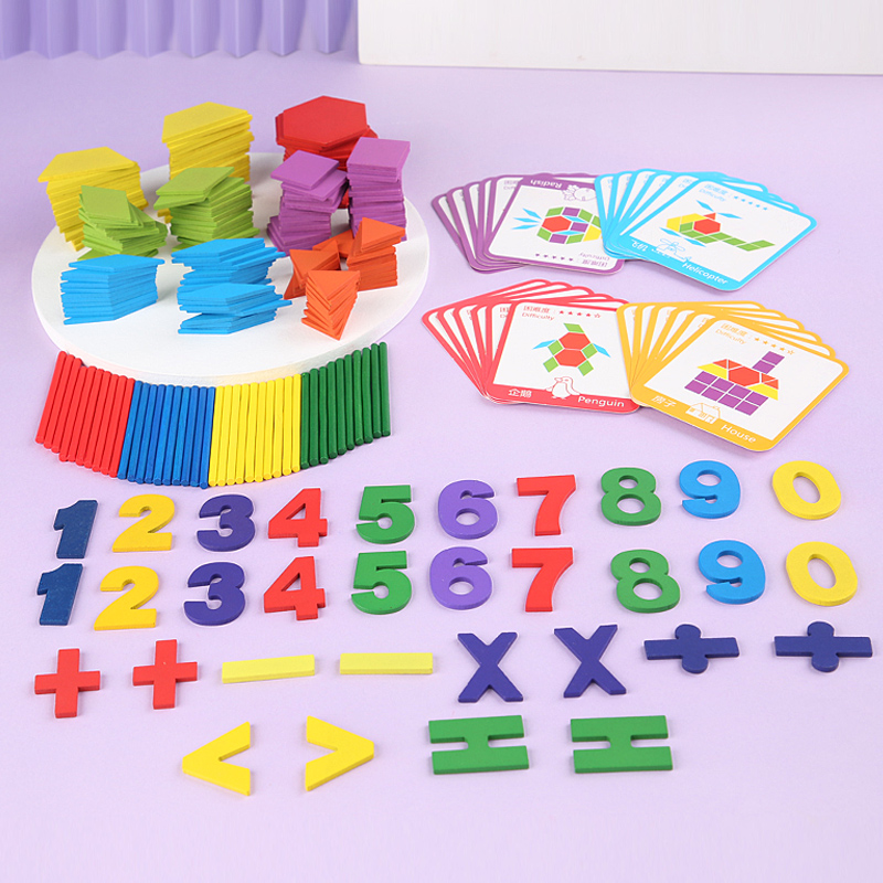 New Fishing Figure Shape Match Learning 3D Puzzle Board Game DIY Montessori Educational Math Sensory Toys for Kids