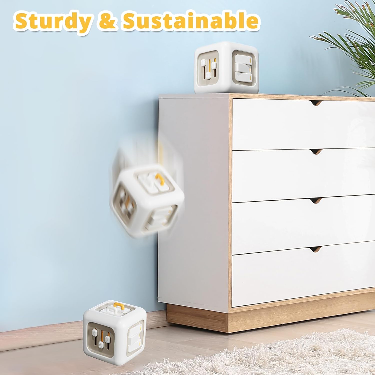Montessori Busy Cube Toys Learning Fine Motor Skills Travel Sensory Educational Toys for Toddlers