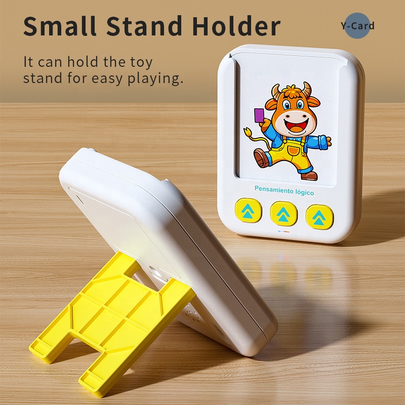 SamToyCn Montessori Phonics Educational Toy Speech Therapy Tools Language Learning Custom Language Talking Flash Cards Machine