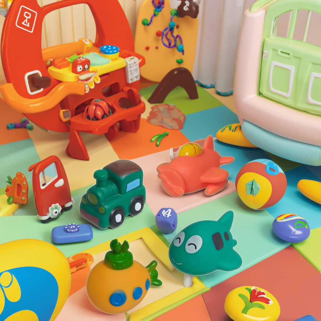 Montessori Educational Toys for Toddlers Sensory Silicone Stacking Car Sensory Development Set Kids' Juguetes De
