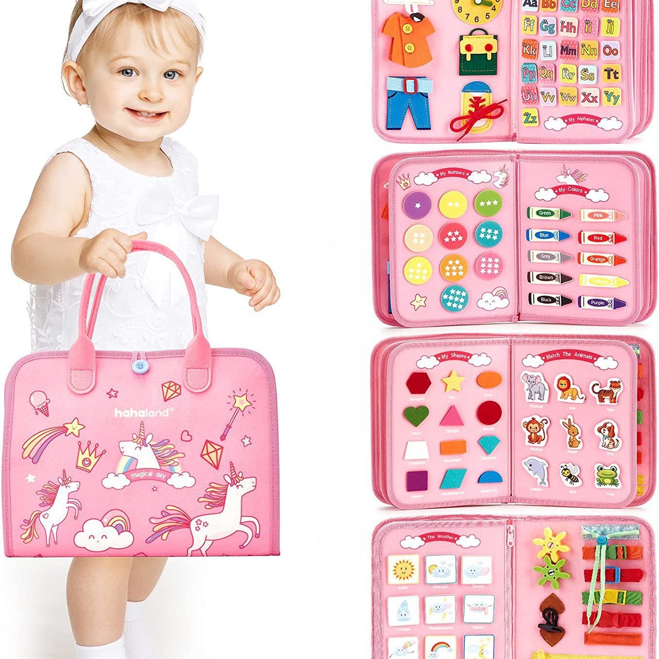 Preschool Montessori Toys Training Game Educational Sensory BoardToddlers Autism Toys