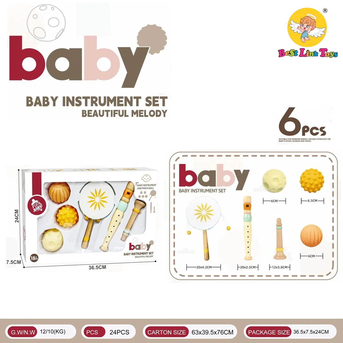 Wooden Toy Cars Mini Friction Vehicle Set Montessori Educational Inertia Model Car 4PCS 6PCS Toddlers Gift Wooden for Baby Instrument Kids Piano Vinyl Balls