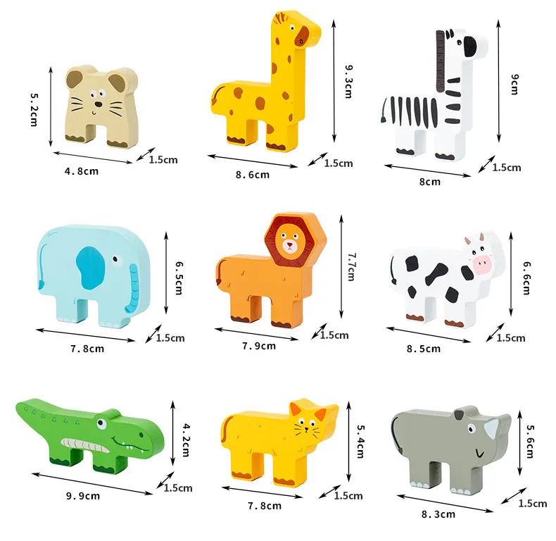 Animal Stacking Toy View 6