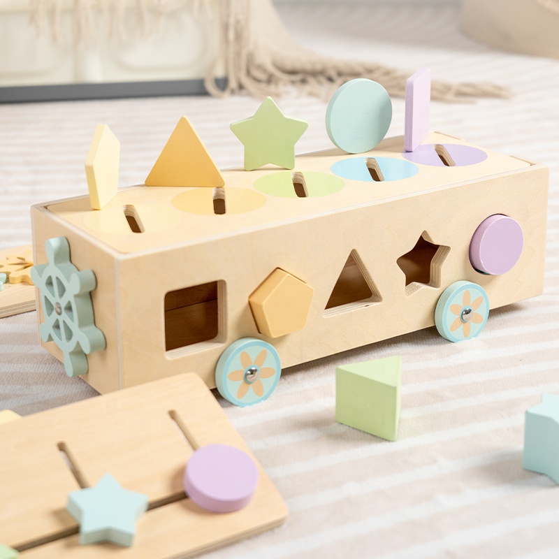 Color &amp; Shape Sorting Learning Matching Toys, Kids Montessori Toys, Preschool Early Learning Educational Toys for Baby Toddlers