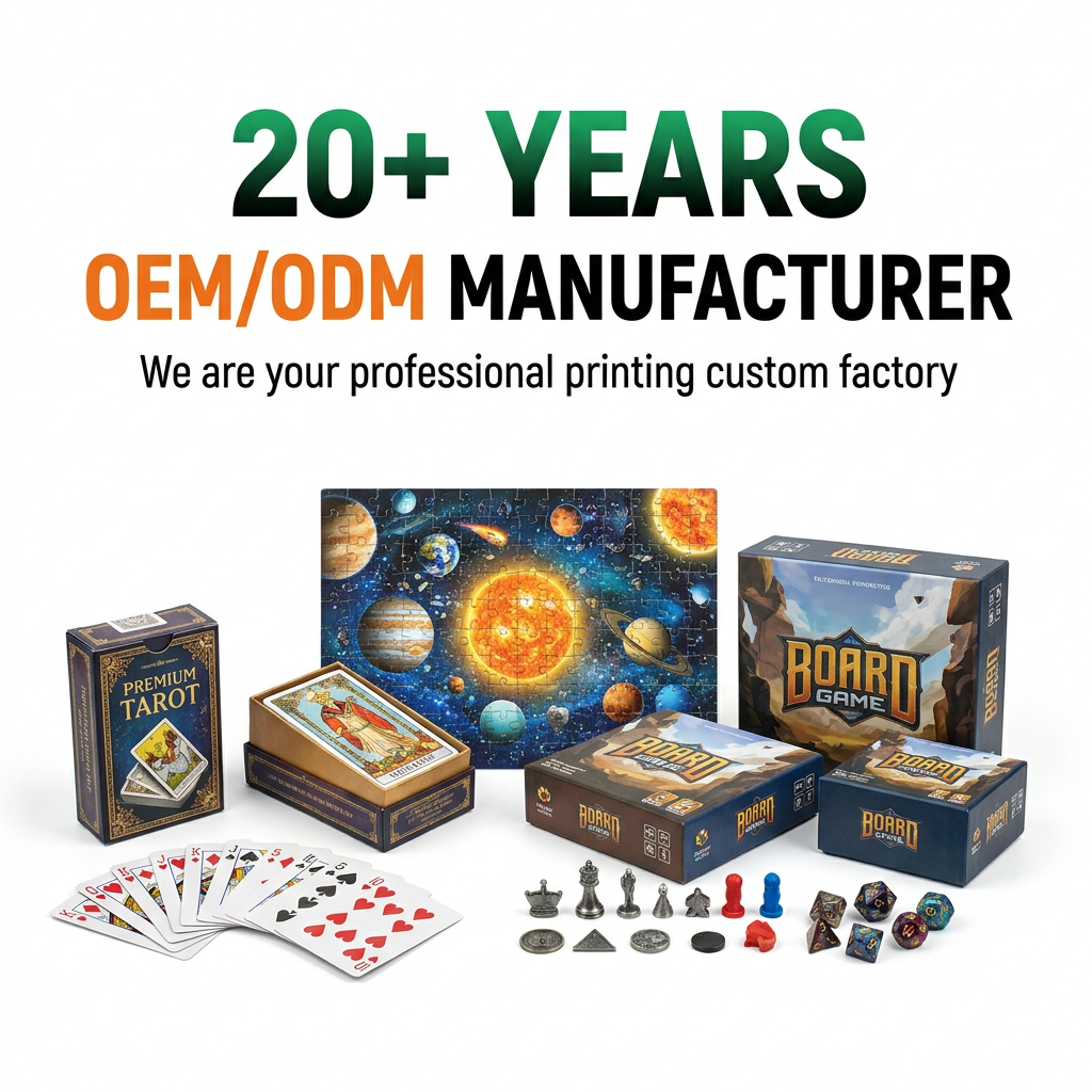 Custom Board Game Manufacturer Durable Paper Printed Custom Educational Board Games Set For Kids