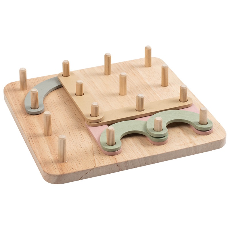 Cross-Border Montessori Math Operation Area Materials New Kindergarten Pegboard Teaching Aids For Small Large Educational Toys