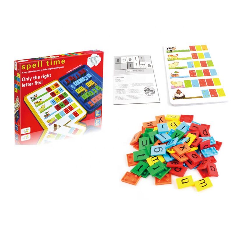 Newest Intelligent Learning Toy Learn English Word Spelling Games Toy for Child Montessori Educational Spelling Words