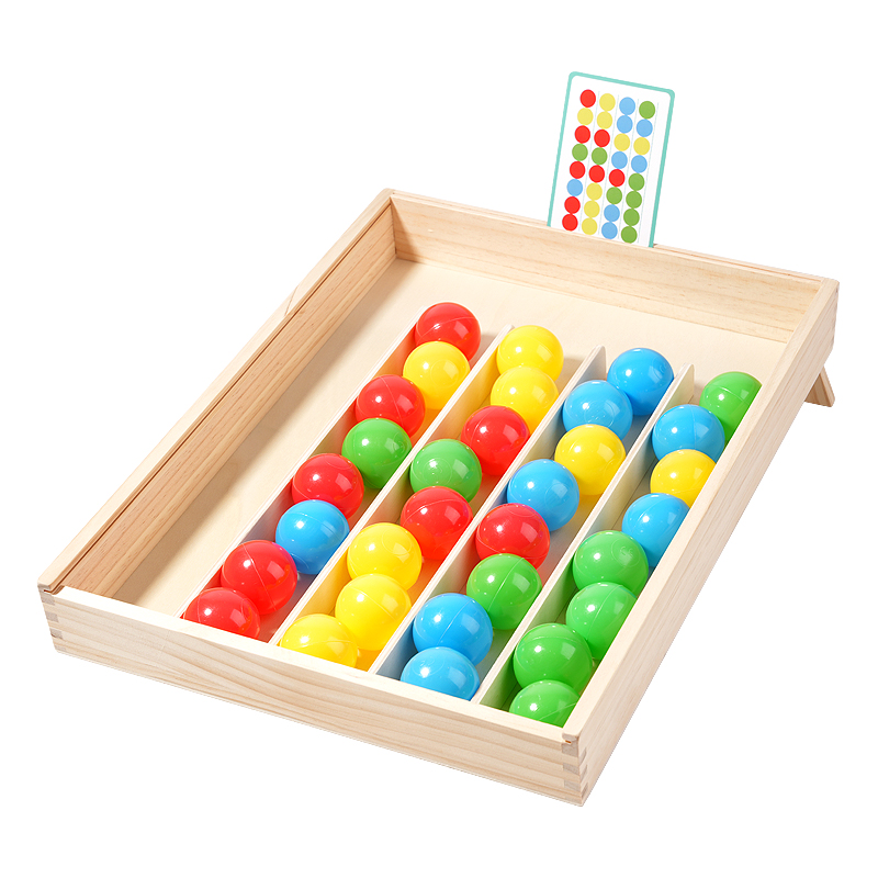 Educational Fine Motor Skills Tools for Kids Classic Color Sorting Ball Matching Trays Montessori Learning Toys