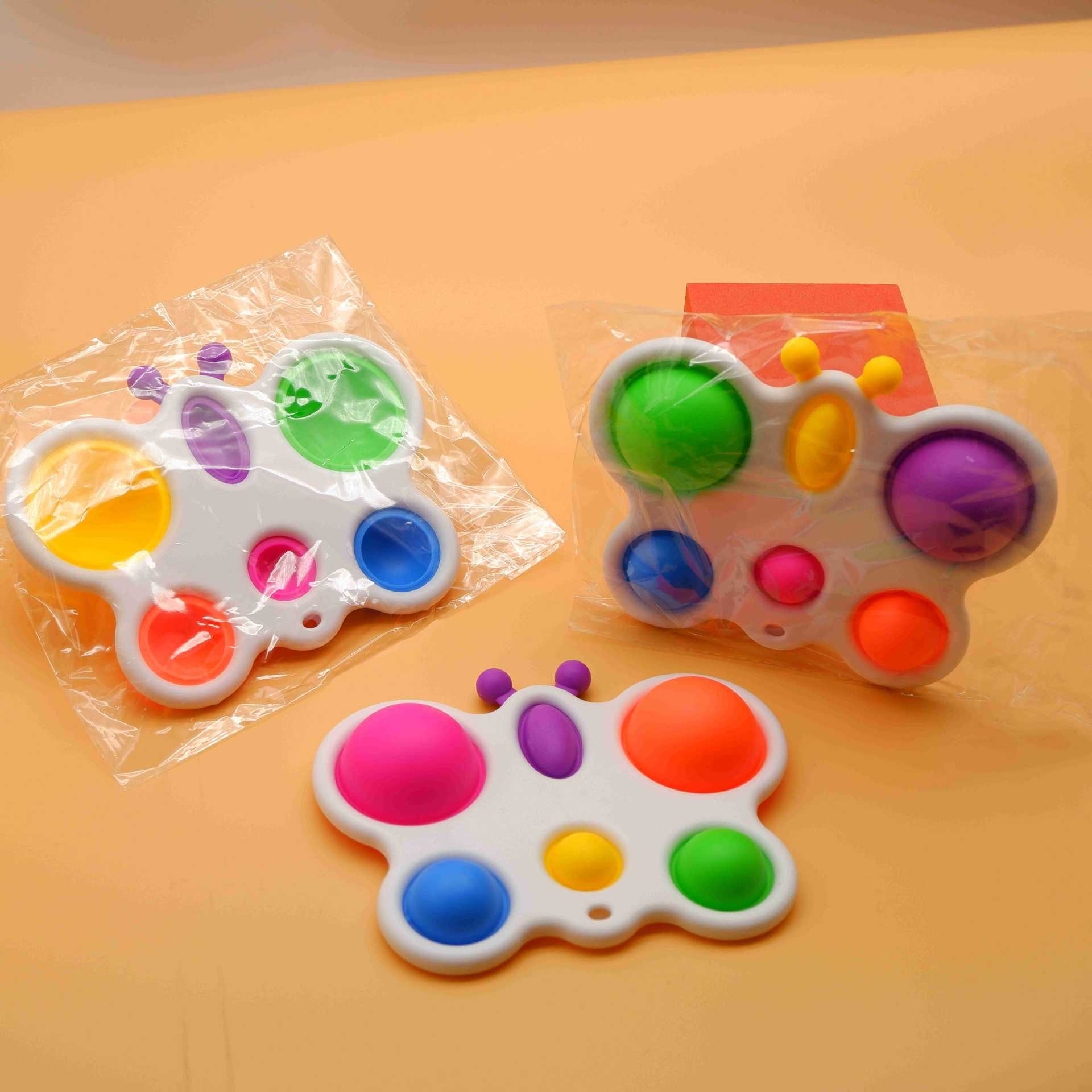 Best Baby Toys Montessori Exercise Board Rattle Puzzle Colorful Intelligence Early Education Intensive Training Fidgets Toys