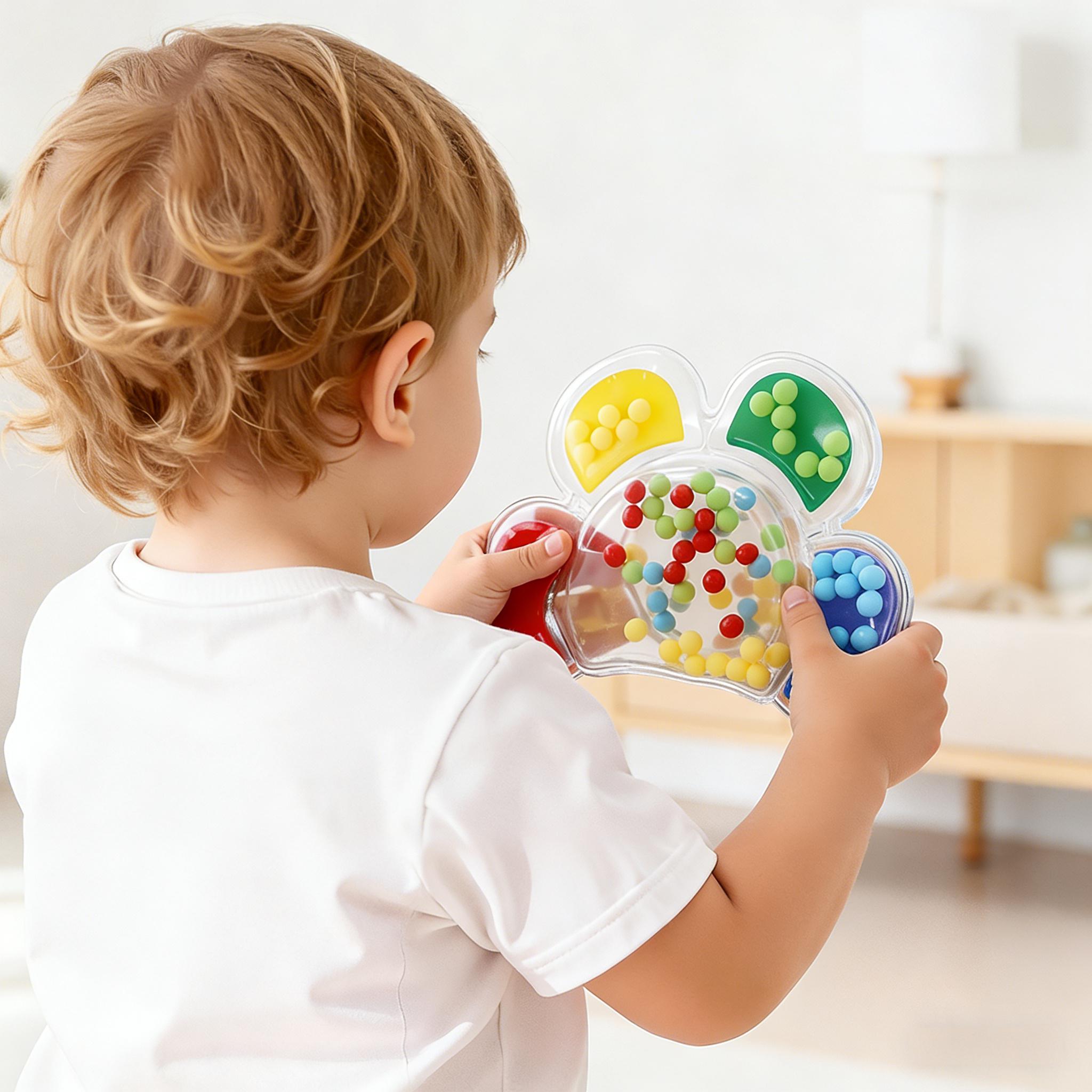 EDUsense Montessori Learning PVC Baby &amp; Preschool Toys Color Sorting Squishy Gel Bead Squeeze &amp; Stress Relief Toy for 5 7 Years
