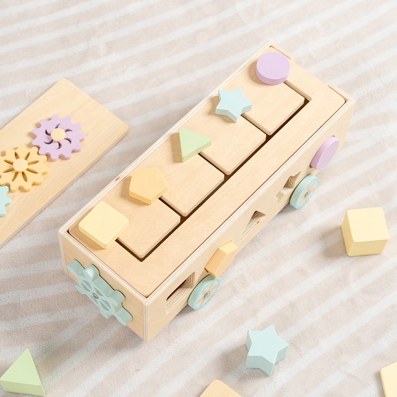 Color &amp; Shape Sorting Learning Matching Toys, Kids Montessori Toys, Preschool Early Learning Educational Toys for Baby Toddlers