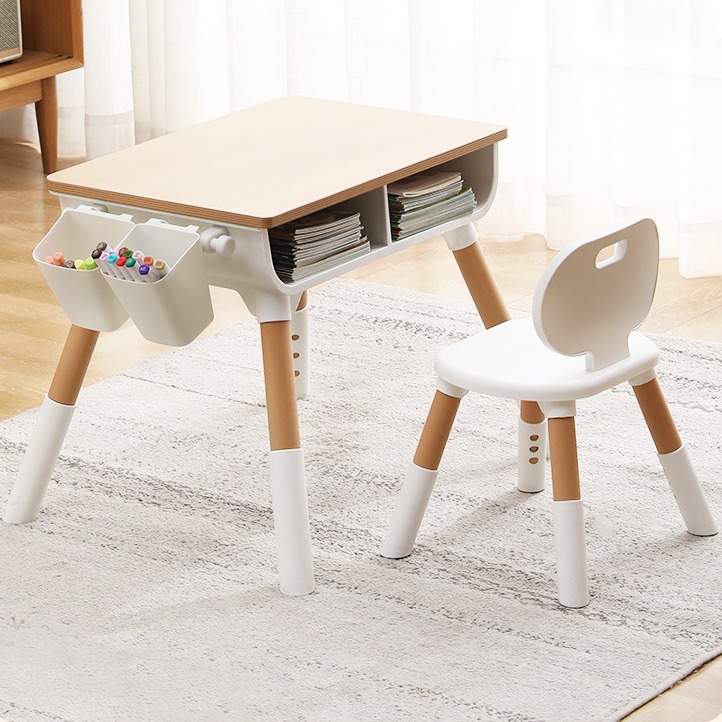 CE Certified Adjustable Children Desk &amp; Chair Set OEM Available For Schools &amp; Kindergartens